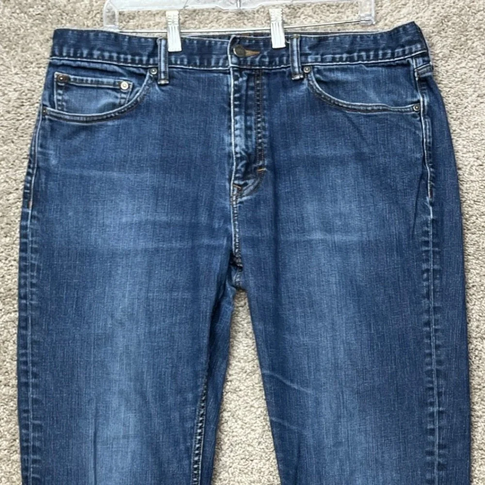 Banana Republic Jeans Mens 38x36 Medium Wash Straight Leg Stretch 5 Pocket Denim
